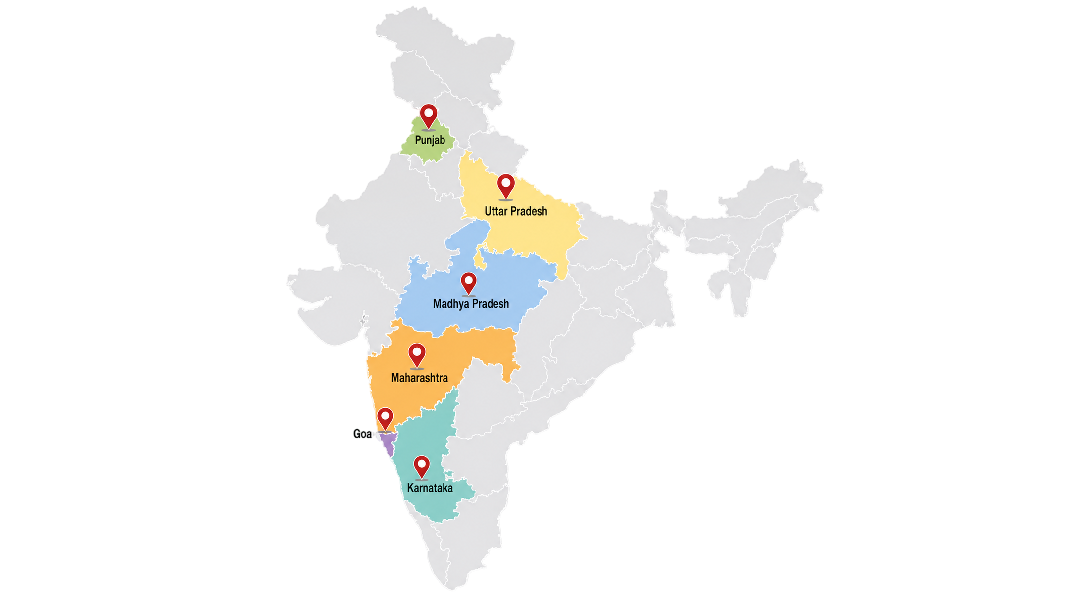 Our Presence Across India